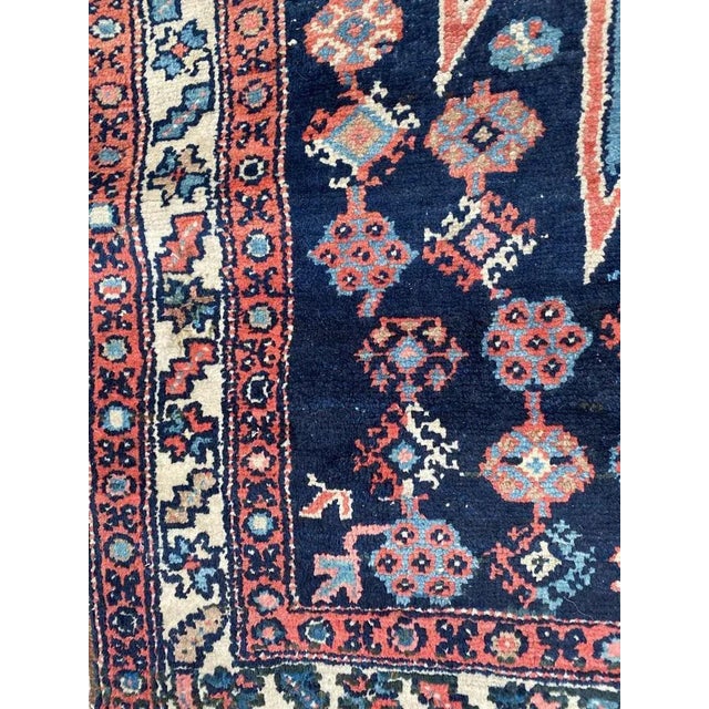 Textile Vintage Kurdish Zanjan Rug For Sale - Image 7 of 12