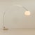 The extra-large arc lamp from the 1970s is a remarkable example of sophisticated Italian mid-century modern design and...