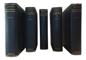 Early 20th Century Volumes, Anza's California Expeditions by Herbert Eugene Bolton - 5 Books