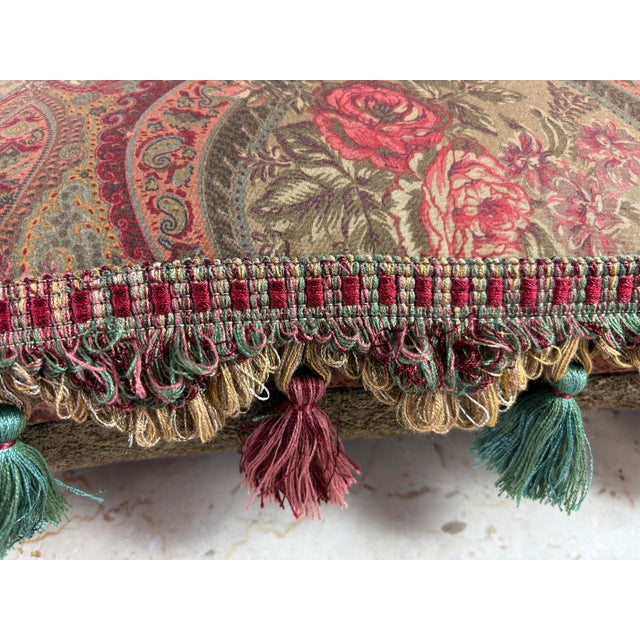 Ralph Lauren Ralph Lauren Handsome Tasseled Paisley Lumbar Pillows/Pair For Sale - Image 4 of 8