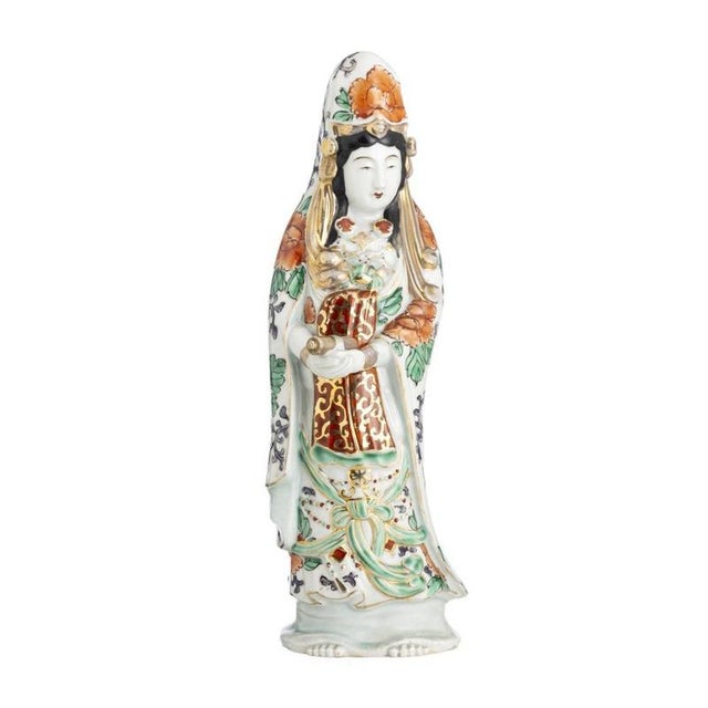 19th Century Japanese Porcelain Guanyin, Japan For Sale - Image 6 of 6