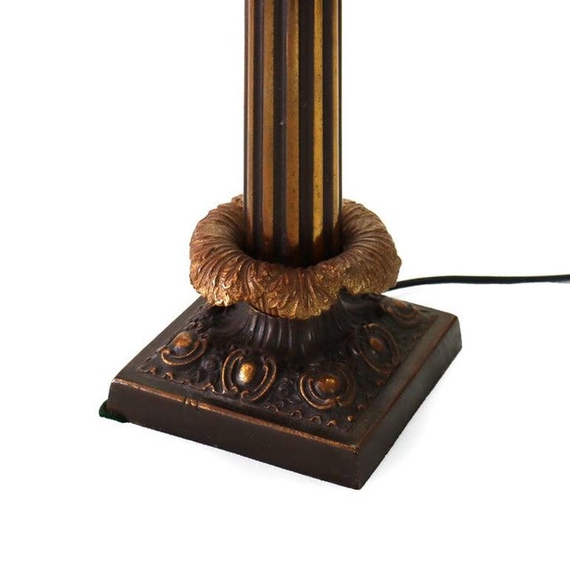 Mid 19th Century Antique Argand Sinumbra Bronze Electrified Solar Table Lamp C1840 For Sale - Image 5 of 7