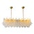 White Frosted Selle Murano Glass Rectangular Chandelier in Mazzega Style by Simoeng for Simoeng For Sale - Image 8 of 8