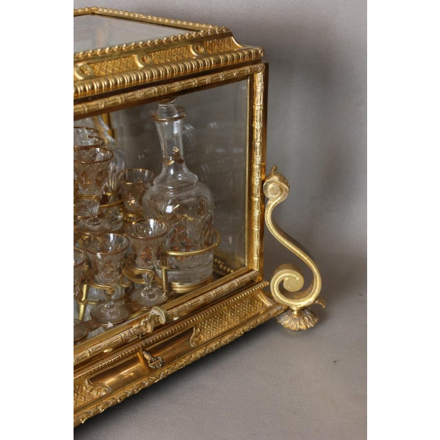 Vintage Liquor Cabinet in Bronze For Sale - Image 11 of 12