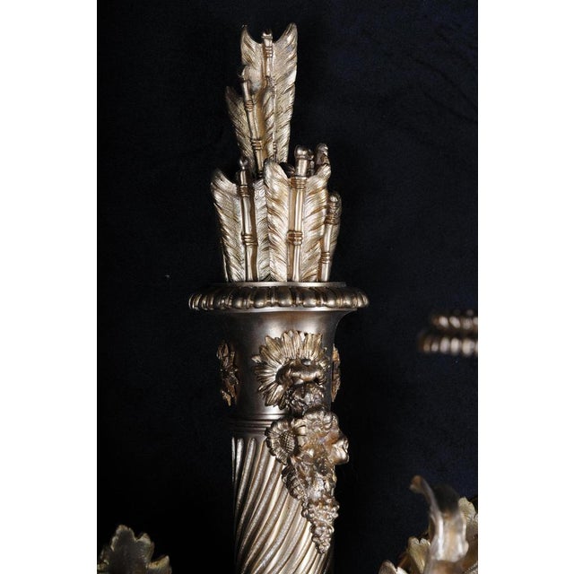 Louis XVI Monumental Bronze Walnut For Sale - Image 5 of 18