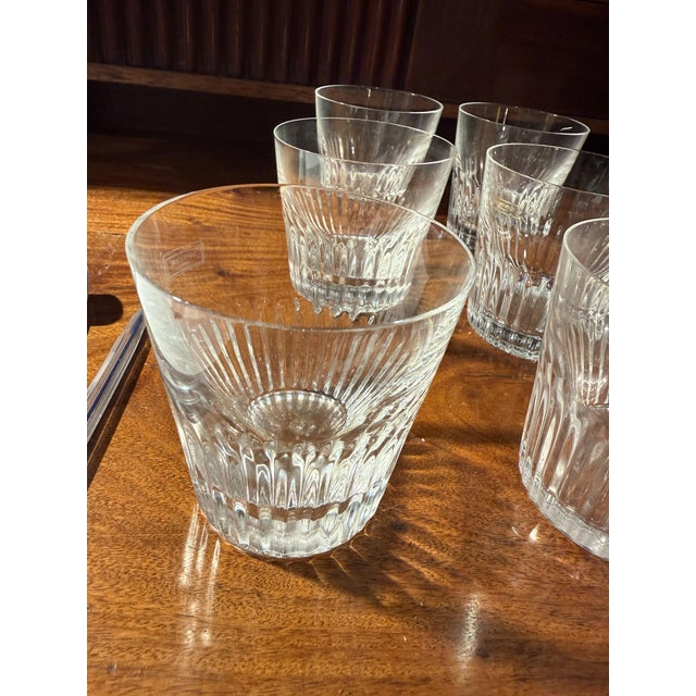 Saint Louis Crystal Whiskey Service, 1960s, Set of 7 For Sale - Image 12 of 13