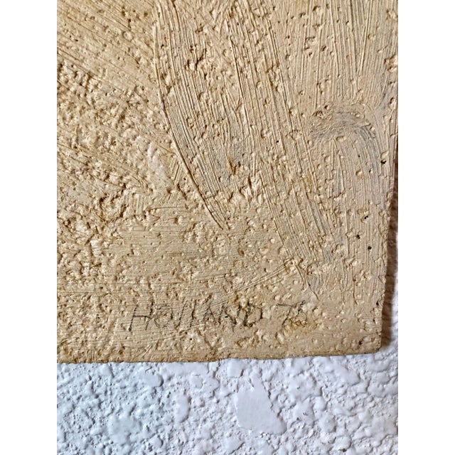 Linen 1975 Tom Holland, BILLY, Constructed Mixed Media Wall Sculpture For Sale - Image 8 of 9