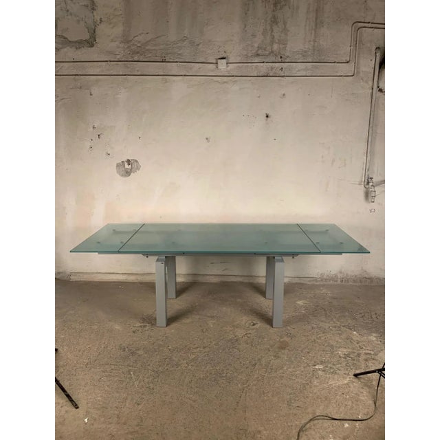 Cattelan table, Italy. In original and very good condition. Perfect and solid workmanship. Weight about 120 kg, width when...