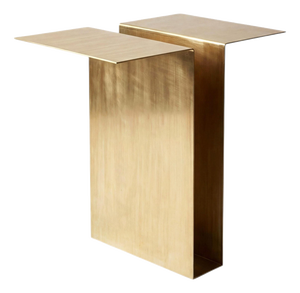 Balance Side Table in Brass by Auste Ost