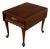 Ethan Allen Vintage Queen Anne Style Cherry Drop Leaf Side Table For Sale