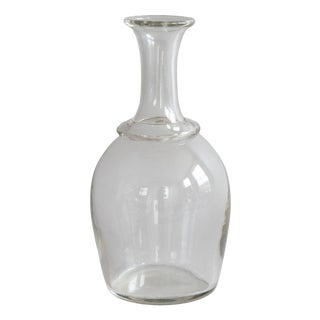 Antique French Glass Decanter, 1890s For Sale