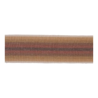 Schumacher Sunset Tape Trim in Brown For Sale
