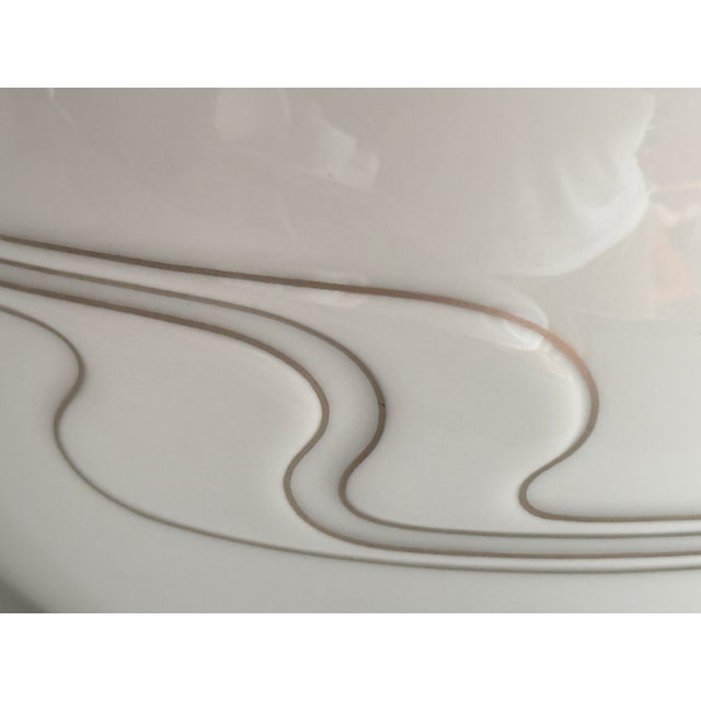 Rosenthal Asimmetria Whitegold Soup Tureen by Bjorn Wiinblad for Rosenthal, 1988 For Sale - Image 4 of 6