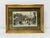 This elegant pair of antique framed prints features finely detailed European genre scenes, likely French or English in...