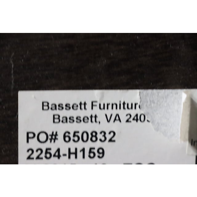 Wood Bassett Dark Cherry Queen Headboard For Sale - Image 7 of 9