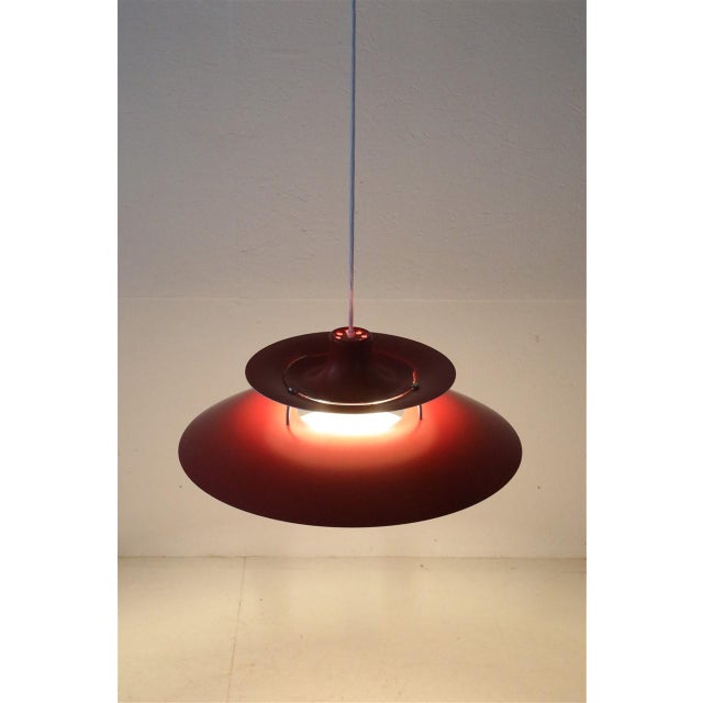 Red PH 5 Hanging Lamp by Poul Henningsen for Louis Poulsen, 1960s For Sale - Image 14 of 18