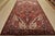 An authentic vintage traditional Heriz rug hand-knotted with fine wool and natural dyes. This rug features a central...