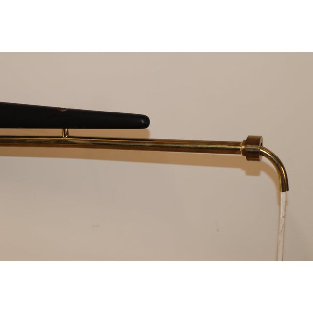 241P Wall Light in Acrylic Glass, Teak, and Brass from Robert Mathieu, 1950s For Sale - Image 16 of 18