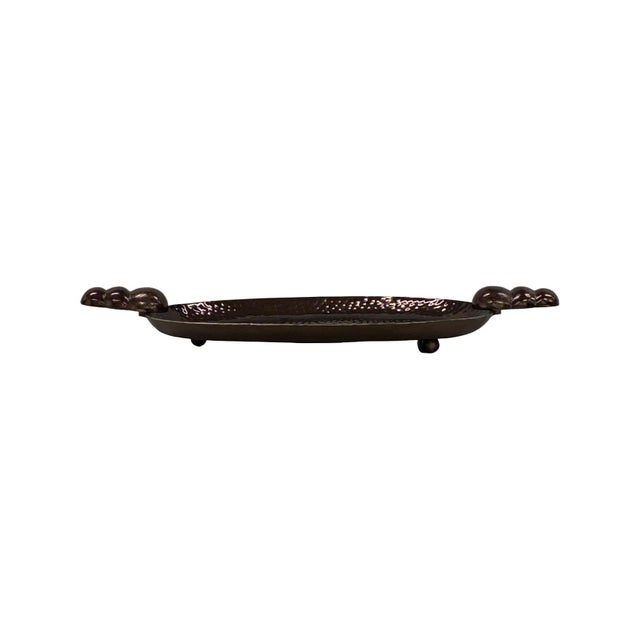 Brown Calder Silver Tray Wall Decor For Sale - Image 8 of 11
