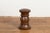 Rustic 19th Century Rustic Indonesian Solid Wood Turned Stool with Brown Patina For Sale - Image 3 of 12