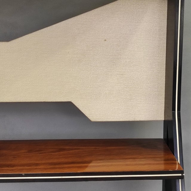 Italian Bar Cabinet with Counter & Stools, 1950s, Set of 4 For Sale - Image 10 of 16