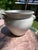 Here we have a lovely white glazed terracotta planter or cachepot. This gorgeous Tuscan pot was handmade in Italy. Nice...