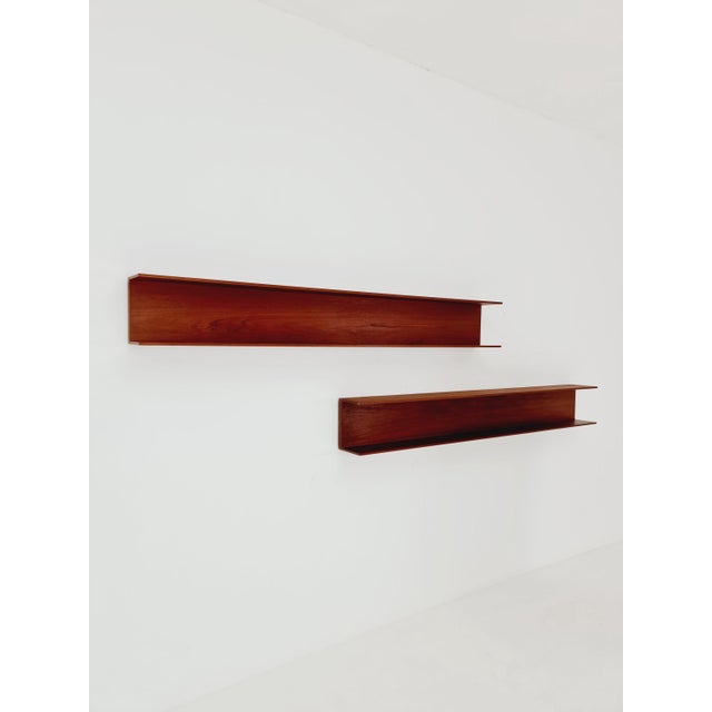 Long German Hanging Shelf by Wilheilm Renz for Walter Renz, 1960s For Sale - Image 9 of 18