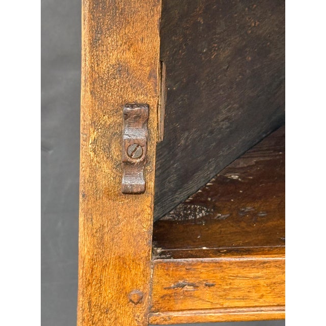 18th Century Large English Cricket Table of Patinated Oak From the Georgian Era For Sale - Image 5 of 16