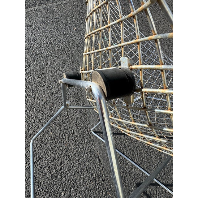 Gemstone 1960s Attributed Bertola Large Diamond Chair For Sale - Image 7 of 12