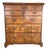 George I Burl Walnut Chest-on-Chest, English Antique, 18th Century For Sale