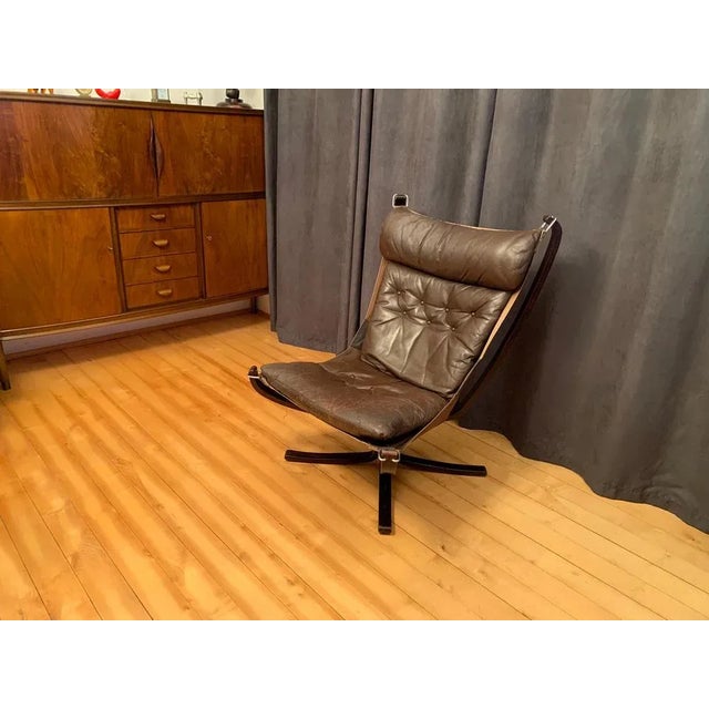 Falcon Armchair by Sigurd Ressell for Vatne Møbler, Norway, 1970s For Sale - Image 15 of 16