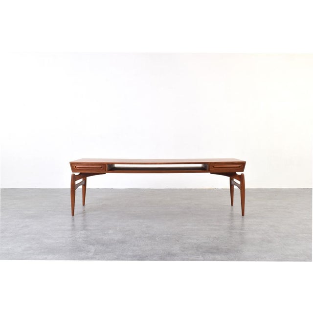 Mid-Century Modern Mid-Century Modern Teak Coffee Table by Johannes Anderen for Trensum Möbelfabrik, 1960s For Sale - Image 3 of 16