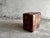 Vintage Patchwork Brown Leather Ottoman with Storage, 1970s For Sale - Image 6 of 10