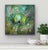 Secret Garden depicts a lush, inviting pathway meandering through a vibrant garden, framed by arching trees adorned with...