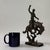 Abstract Bronze Cowboy on Bucking Horse Sculpture, 12” H For Sale - Image 12 of 12