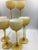 Glass Vintage Carlo Moretti Italy Amber White Cased Tall Stem Cordial Glasses - Set of 6 For Sale - Image 7 of 7