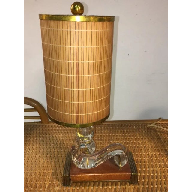 Baccarat Style Art Deco Lamps - a Pair For Sale - Image 9 of 11