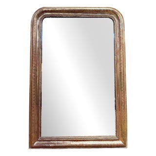 Louis Philippe Mirror in Wood Frame For Sale