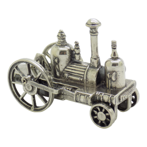 Vintage Italian Handmade Genuine Silver 1840 Hooge Steamer Large Train Figurine