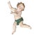 Baroque Italian Baroque Artist, Cherub Sculptures, 1650, Lacquered Wood, Set of 2 For Sale - Image 3 of 18