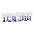 Blue Arcoroc Wine Glasses with Cobalt Blue Base, 1980s, Set of 11 For Sale - Image 8 of 12
