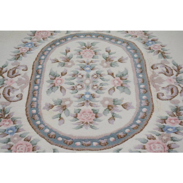 Art Deco Chinese Art Deco Knotted Wool Rug, 8'5''x11' For Sale - Image 3 of 6