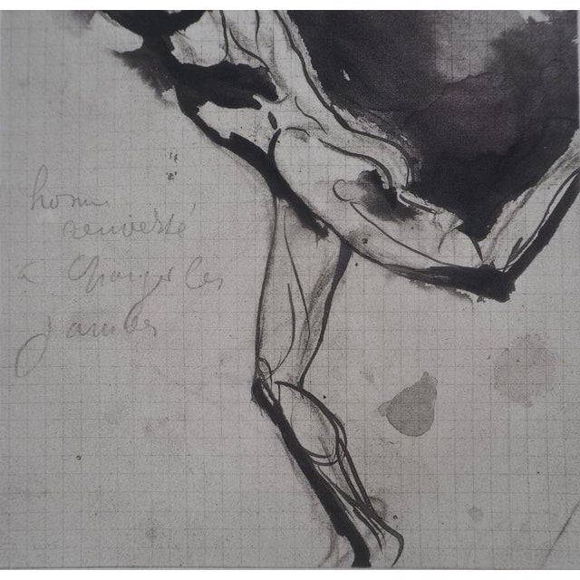 Auguste Rodin, Homme renversé, Etching For Sale - Image 4 of 7