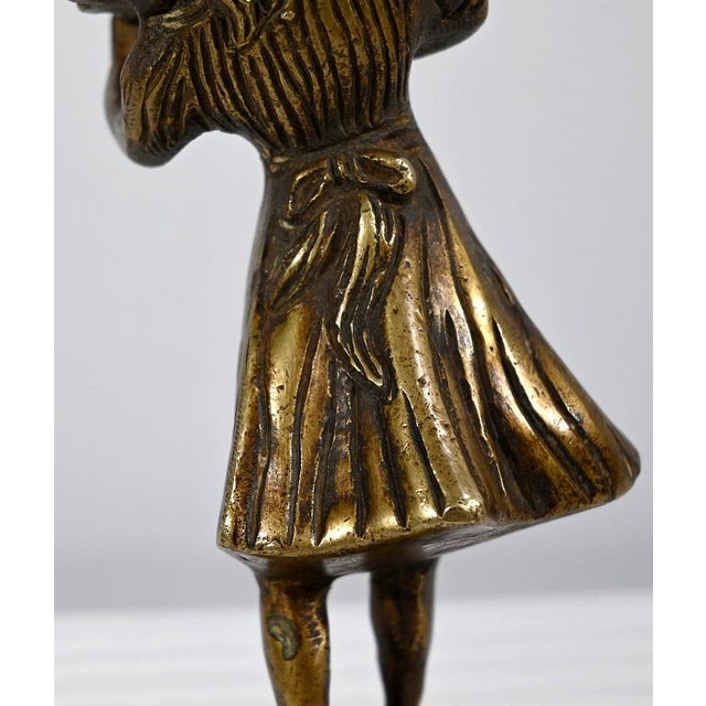 Bronze Violinist Sculpture, Late 19th Century For Sale - Image 15 of 18