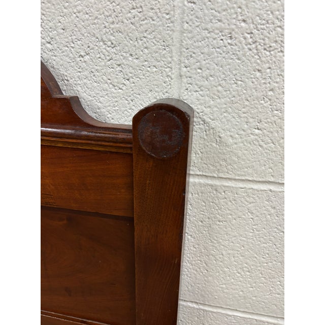 Vintage Twin Size Victorian Eastlake Carved Headboard and Footboard For Sale In Kansas City - Image 6 of 15