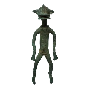 20th Century Chamba Bronze Figure, Nigeria - 1 Piece