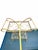 Vintage Hollywood Regency Gilt Metal & Glass Two-Tier Bar Cart or Tea Trolley For Sale - Image 10 of 12