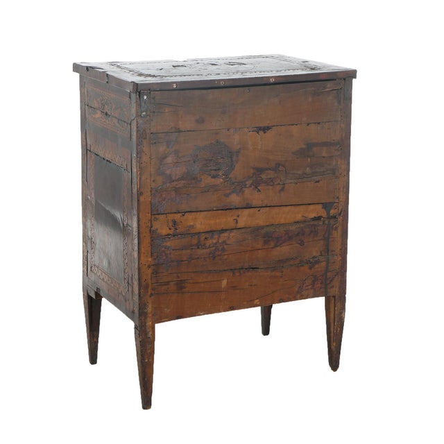 18thC Commode by Giovanni Battista Maggiolini with Classical Scenic Inlay c1770 For Sale - Image 12 of 12