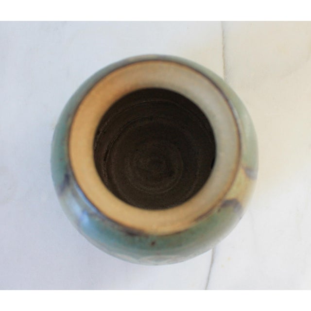 Ceramic Vintage Studio Art Pottery Vessel or Vase For Sale - Image 7 of 7