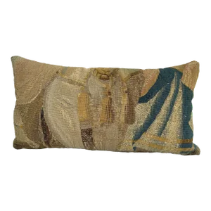 16th Century Brussels Tapestry Pillow